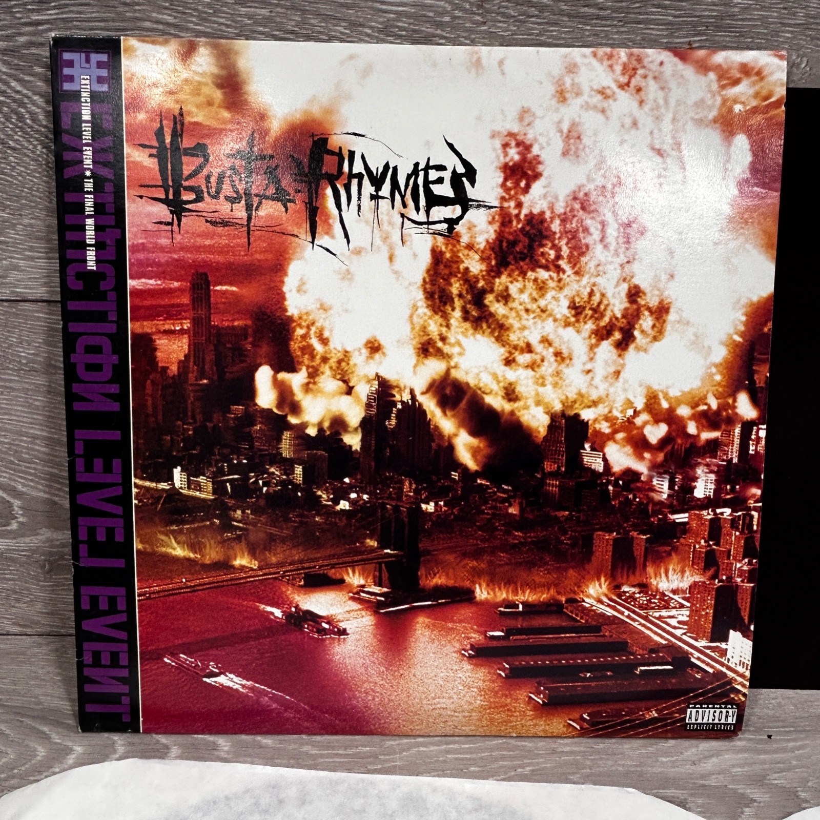 Busta Rhymes – Extinction Level Event – The Final World Front – 12″ 1998 OG VG+