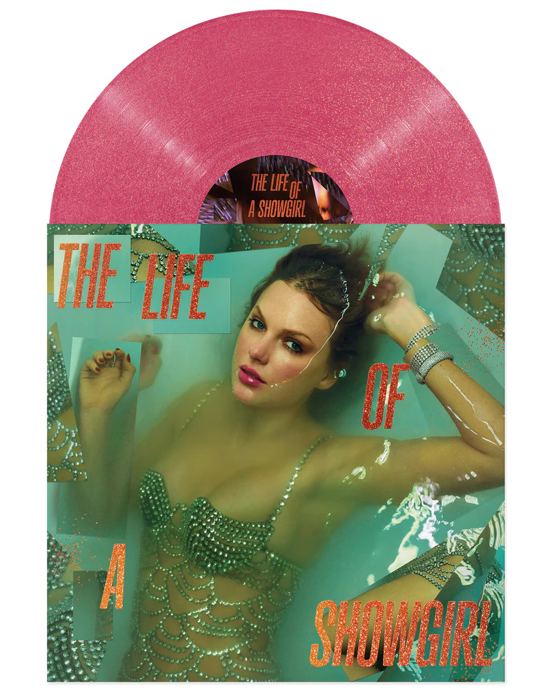 The Life of a Showgirl: Sequins Are Forever Magenta Glitter Vinyl IN HAND