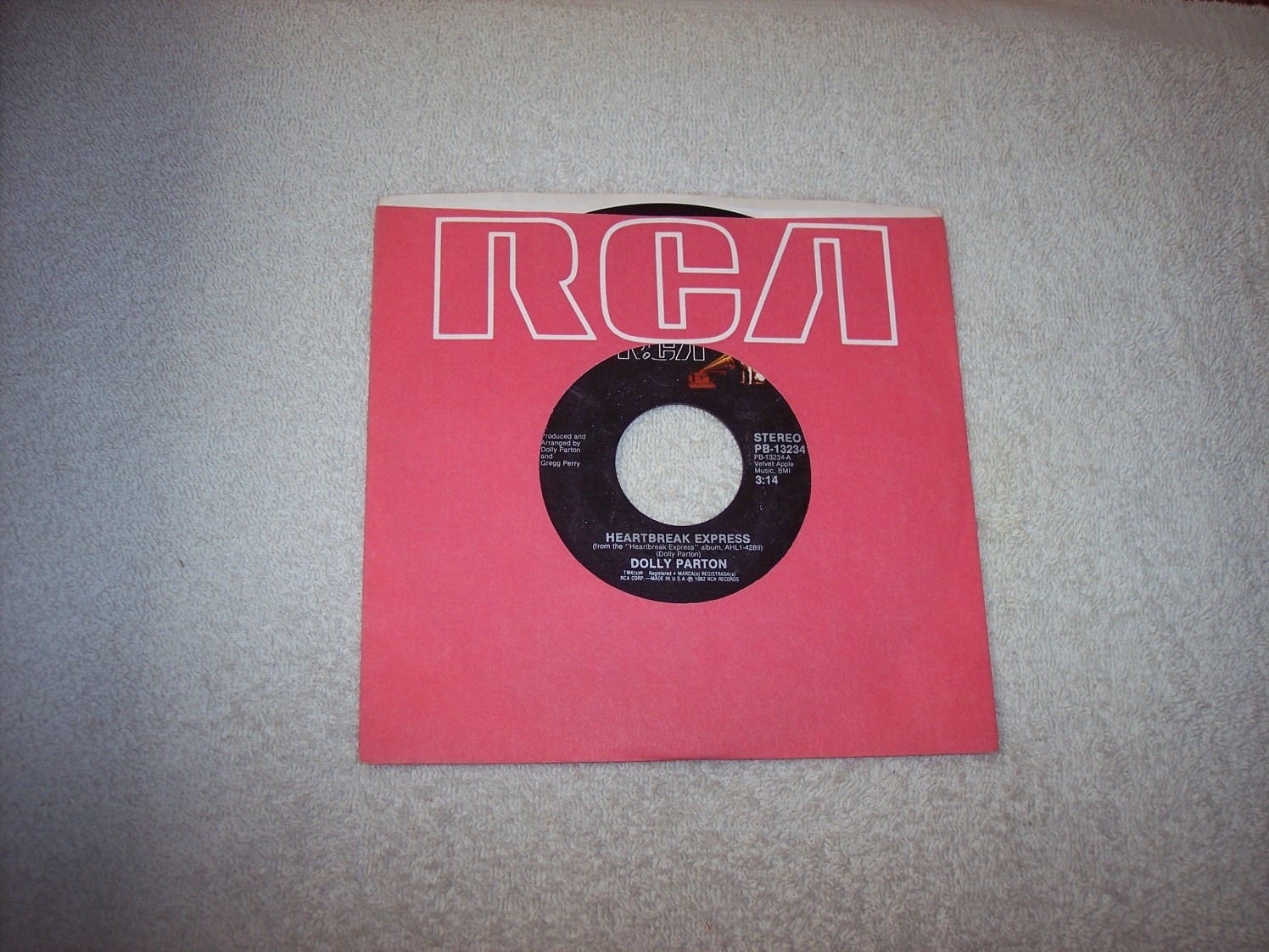 DOLLY PARTON–HEARTBREAK EXPRESS / ACT LIKE A FOOL 45 #2805