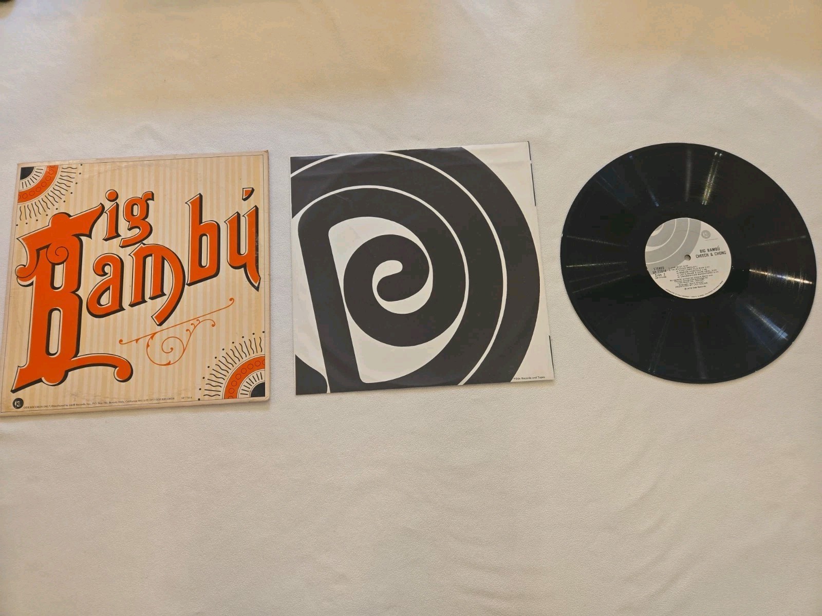 Cheech and Chong Big Bambu Vinyl LP Gatefold 1972 Ode Records SP 77014 VG+