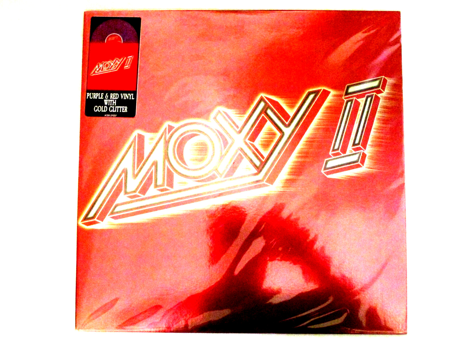 MOXY II LP RARE IMPORT PURPLE & RED WITH GOLD GLITTER VINYL