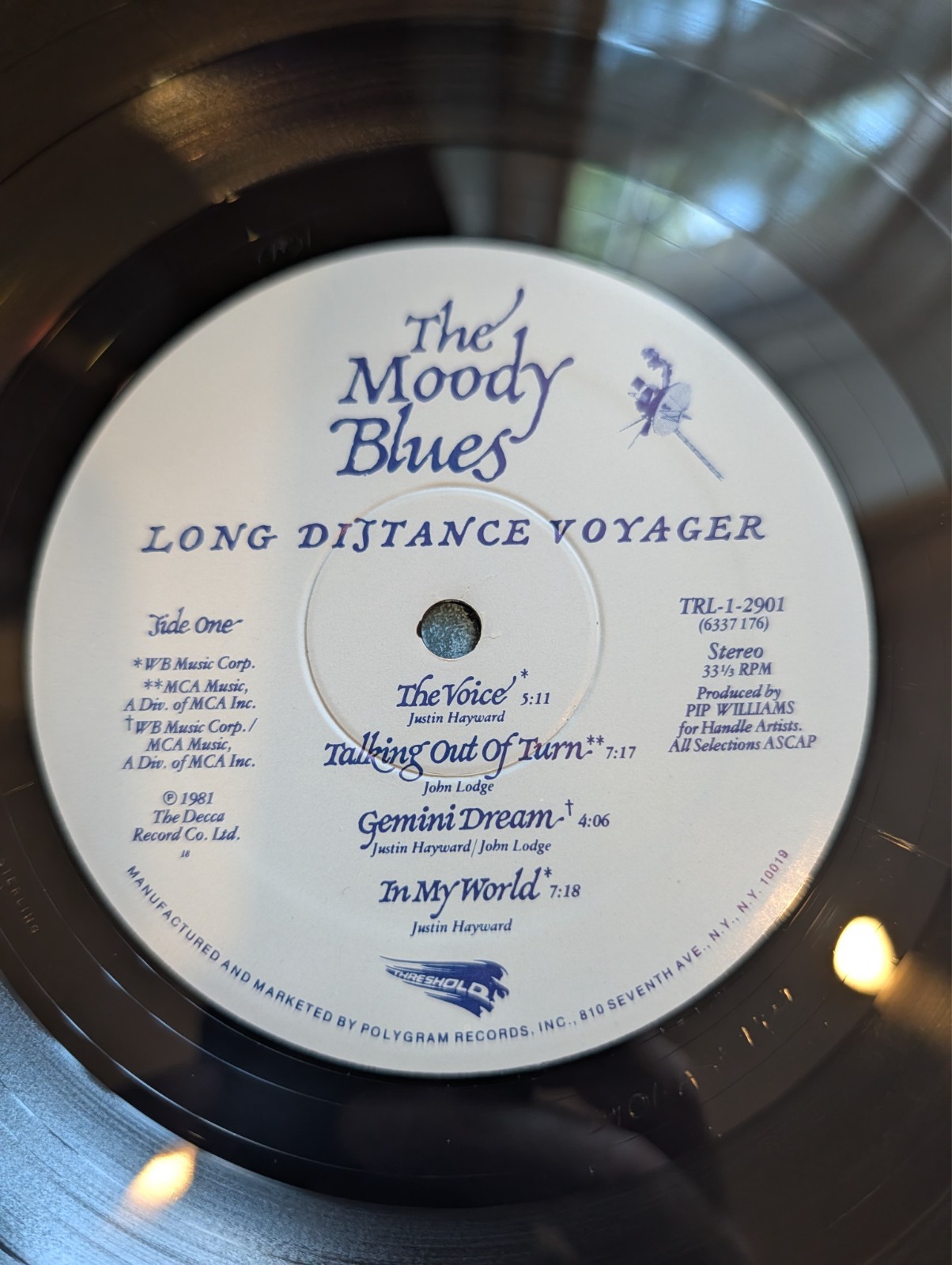 The Moody Blues – Long Distance Voyager (TRL-1-2901) 1981 1st US Pressing – NM