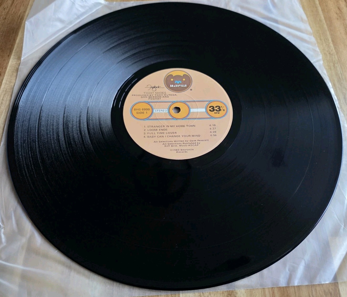 Foghat Tight Shoes Vinyl LP 1980 1st Press LA Kipper Cut Nm Vinyl Ex -NM Cover