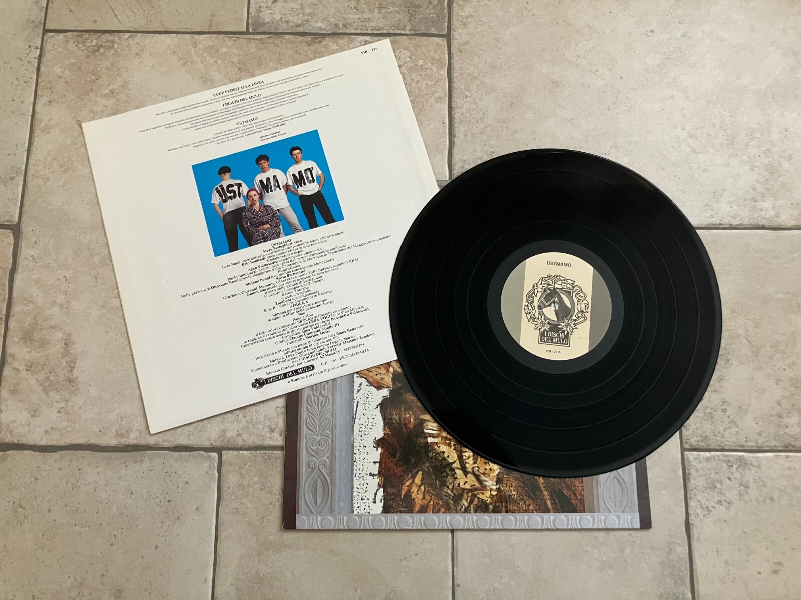 Ustmamo _ Omonimo Same _ LP Vinile 33giri 12″ _ 1991 Virgin Italy Prima Stampa