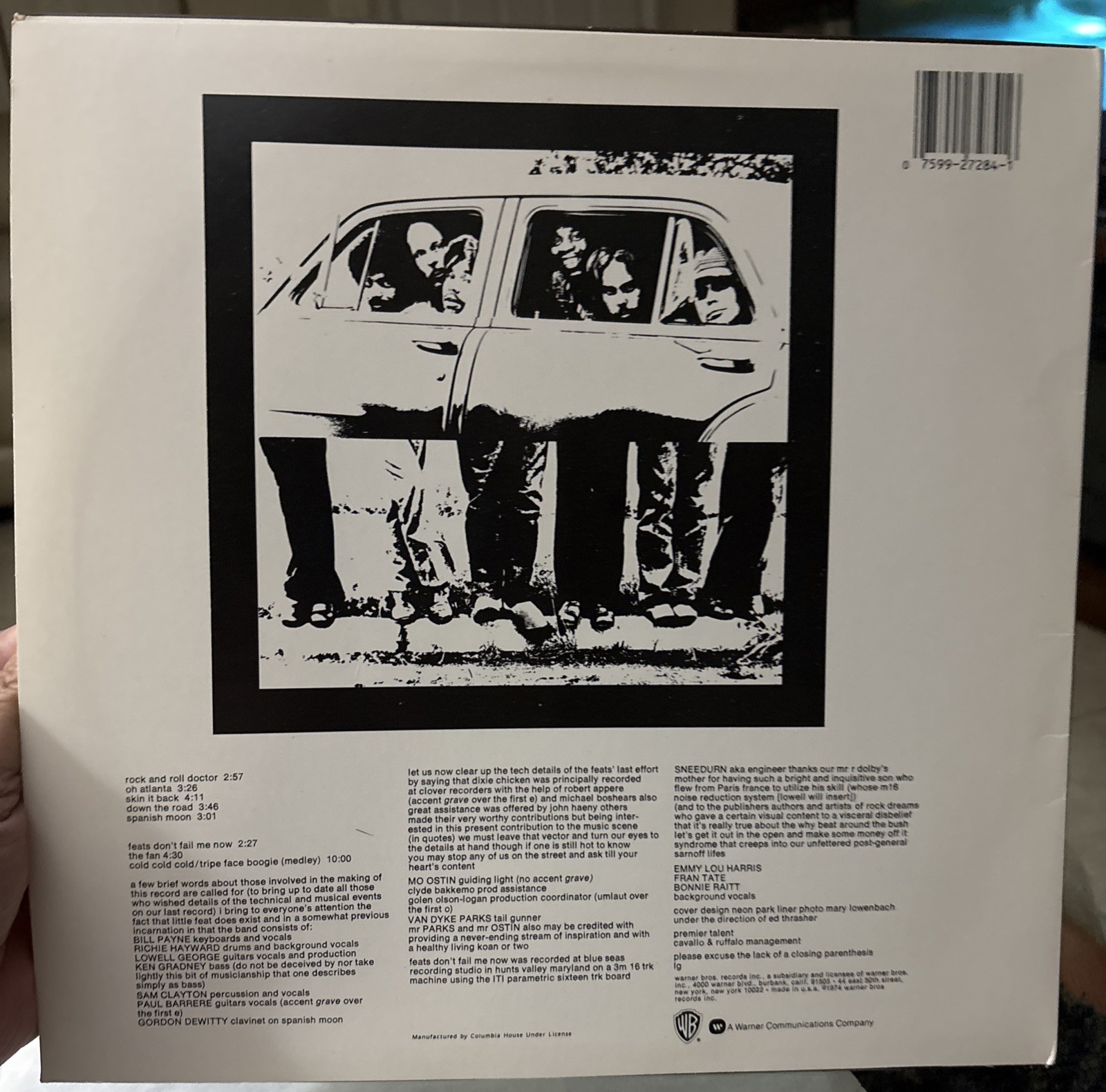 Little Feat Feats Don’t Fail Me Now US LP Vinyl NM/NM