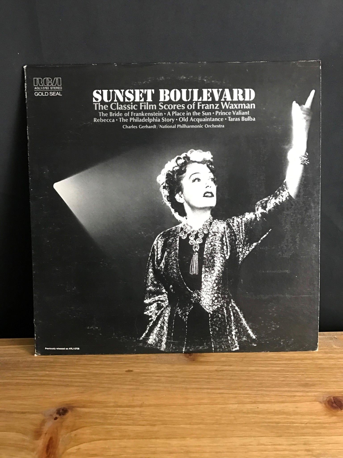 VINTAGE 1978 SUNSET BOULEVARD+CLASSIC FILM SCORES FRANZ WAXMAN MOVIE Soundtrack