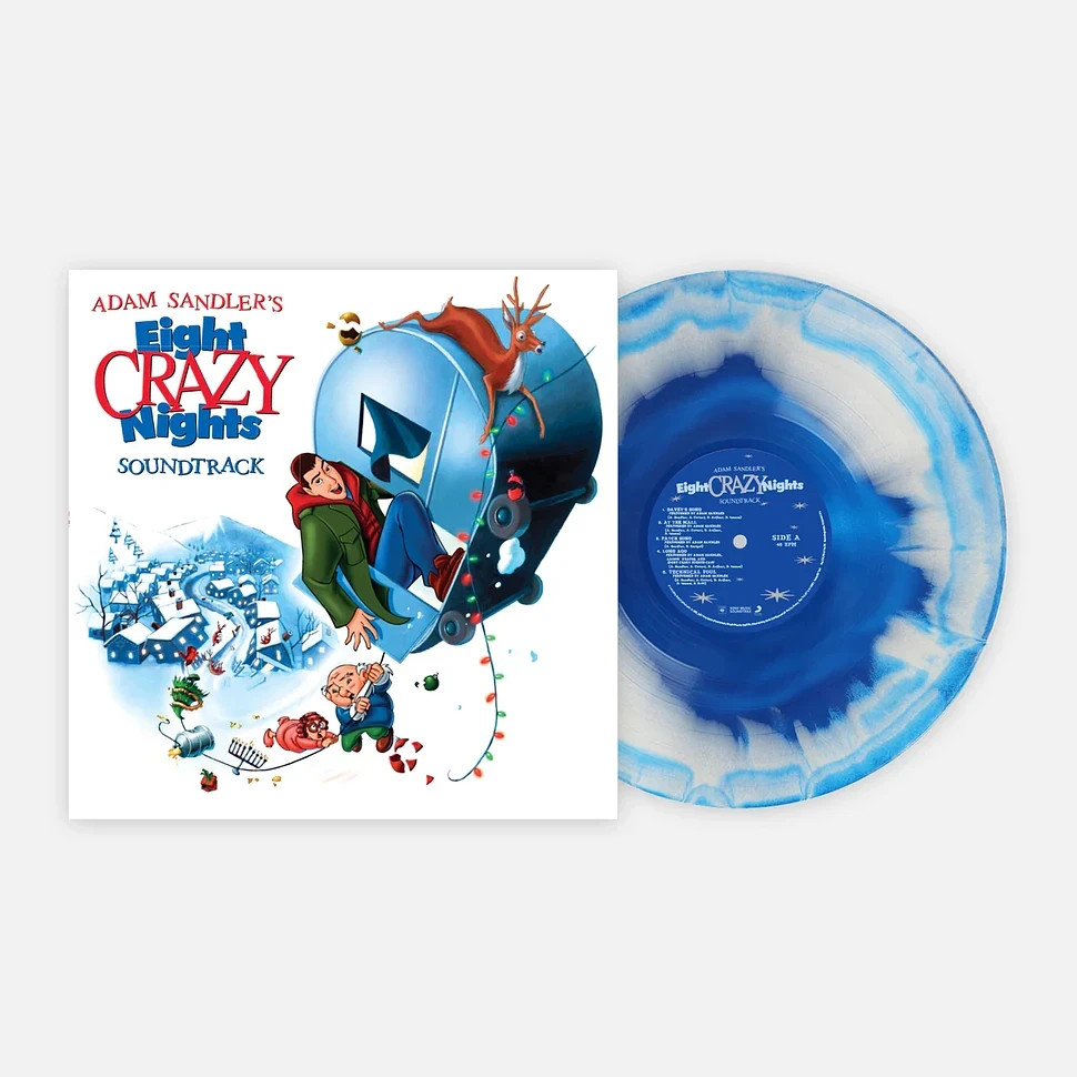ADAM SANDLER EIGHT CRAZY NIGHTS VINYL NEW! LIMITED BLUE LP! THE CHANUKAH SONG 3