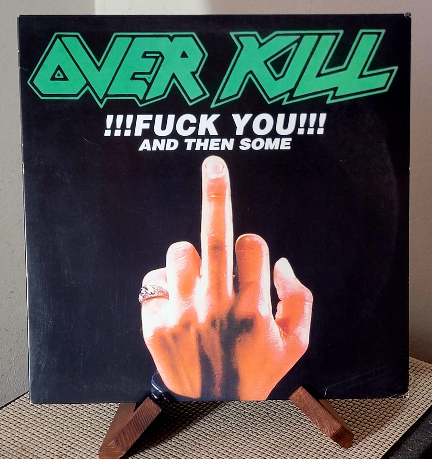 Overkill – Fuck You And Then Some / 2LP 2008 Reissue NM / black-orange LTD 500