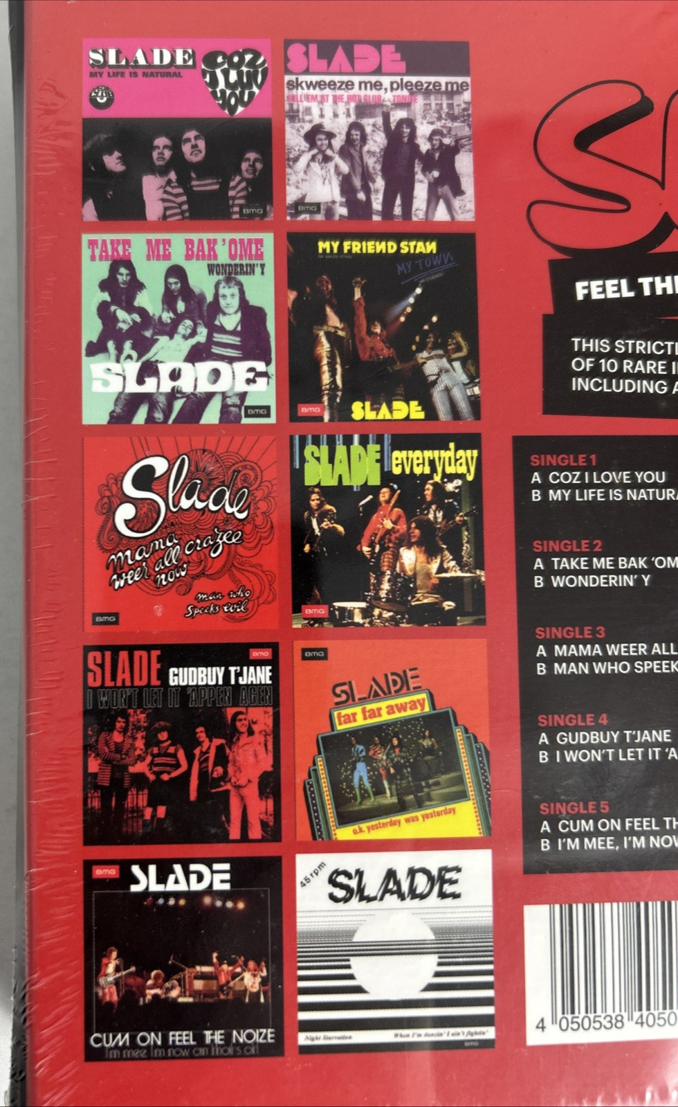 Slade Feel the Noize: The Singlez Box! (Vinyl) 7″ Single Box Set, Import, Sealed