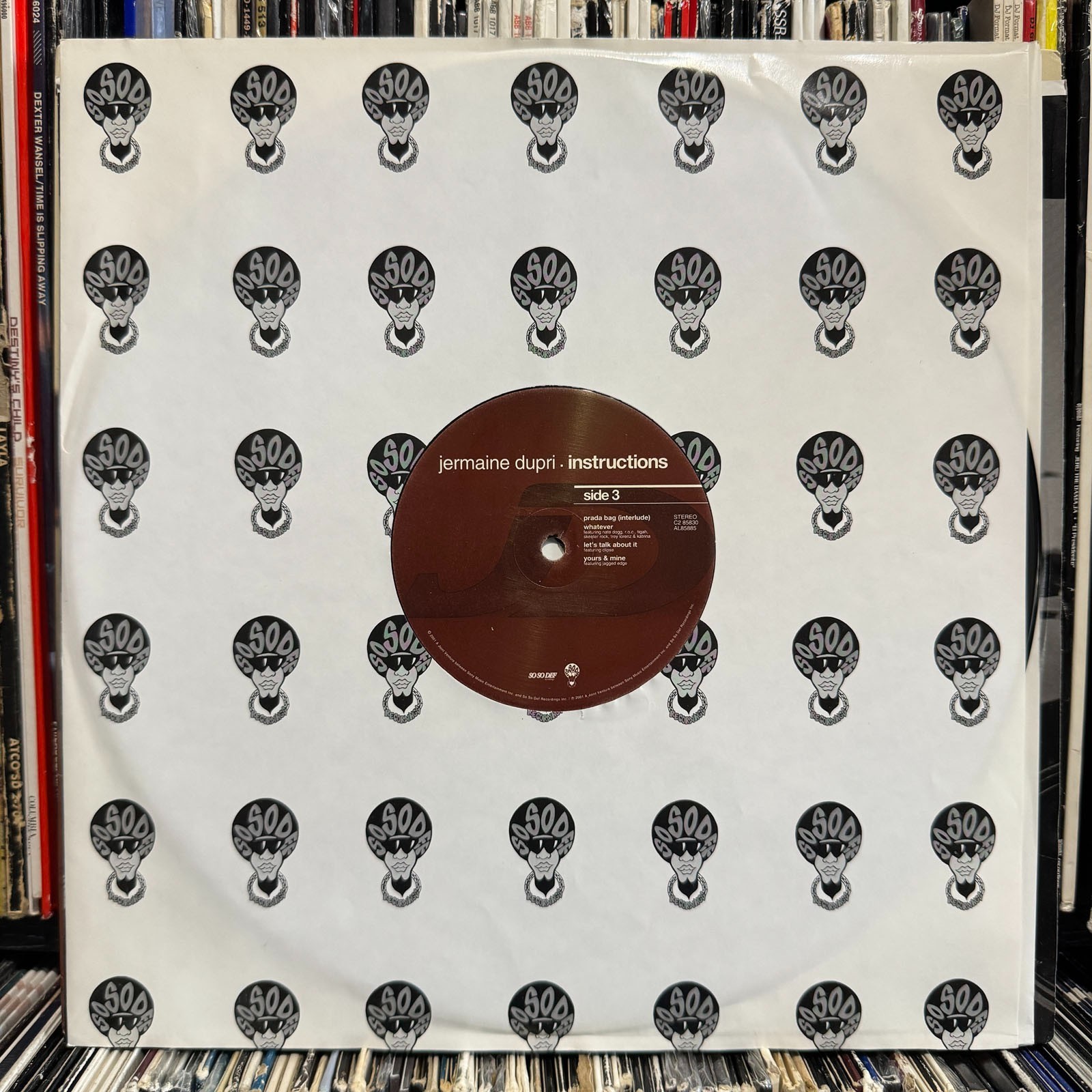 JERMAINE DUPRI – INSTRUCTIONS (VINYL 2LP) 2001!!! RARE!!! LUDACRIS + CLIPSE