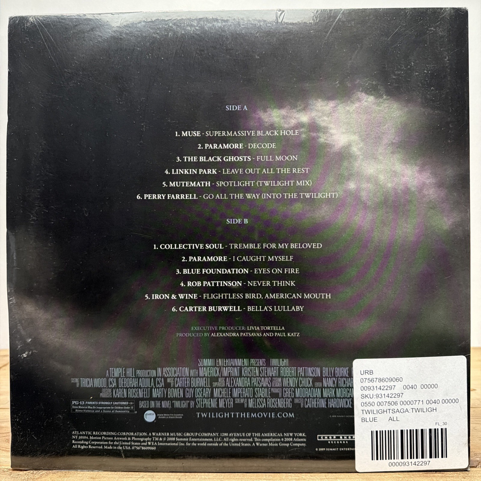 Twilight Original Motion Picture Soundtrack Blue Smoke Vinyl UO Exclusive