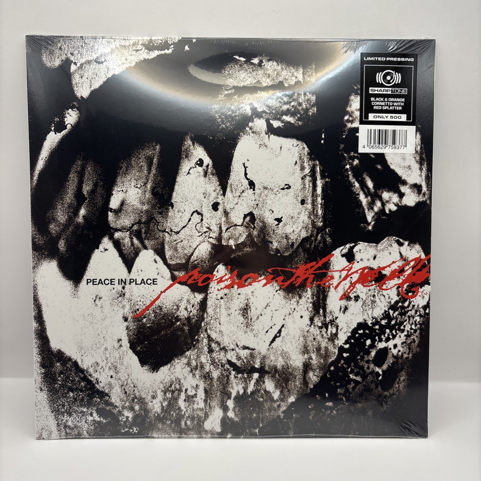 POISON THE WELL Peace In Place Black & Orange Cornetto w/ Red Splatter Vinyl LP