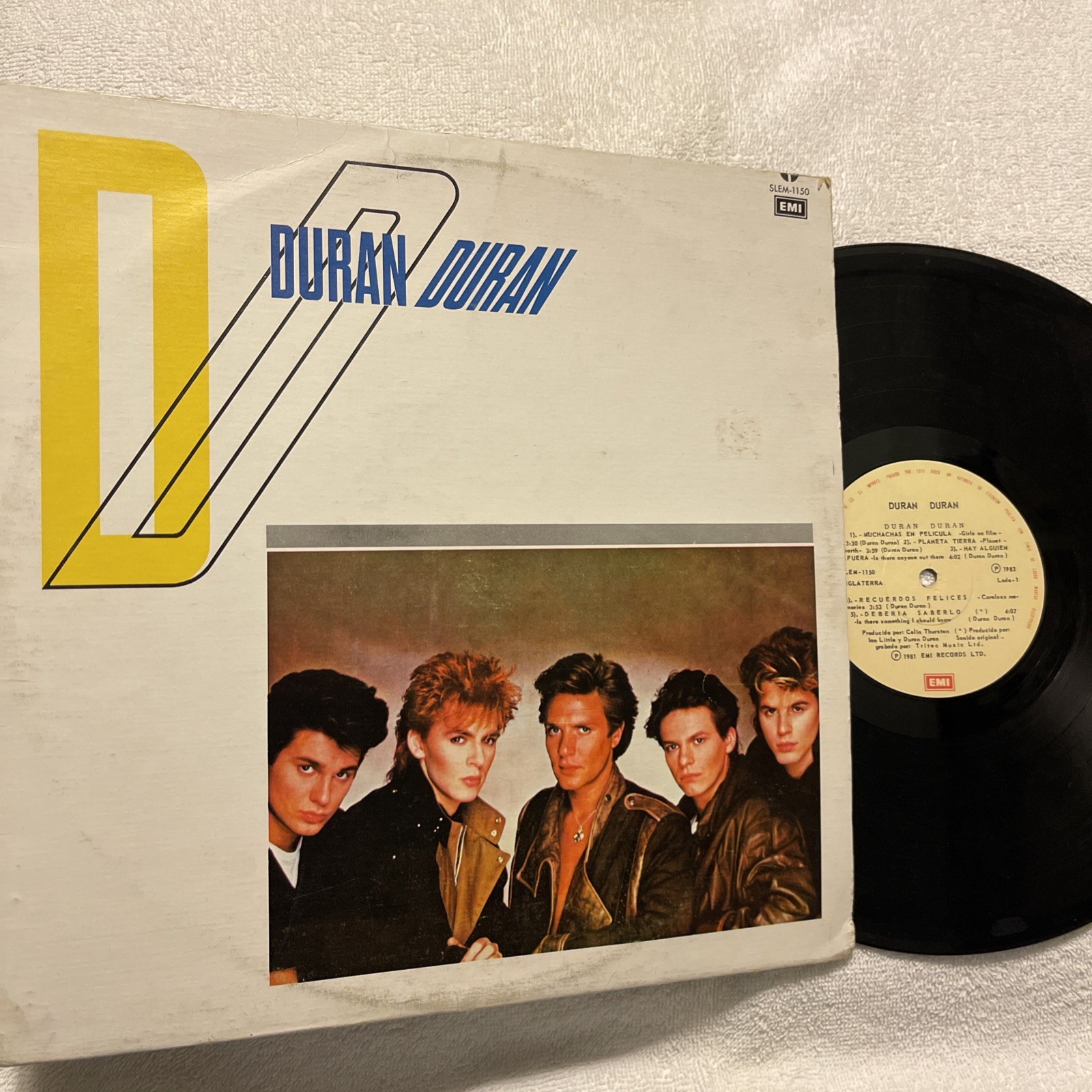 Duran Duran – Debut Album (1981) Vinyl Record – IMPORT MEXICO PRESSING