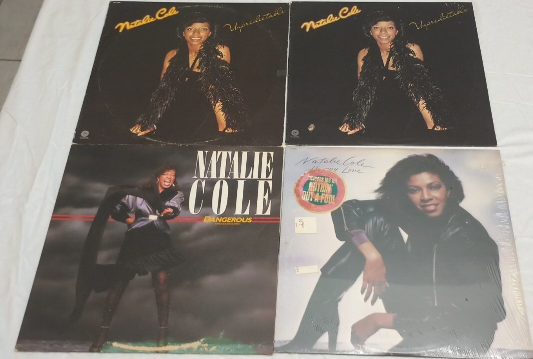 Natalie Cole Vinyl LP Dangerous Happy Love 2x Unpredictable Lot of 4 VG+