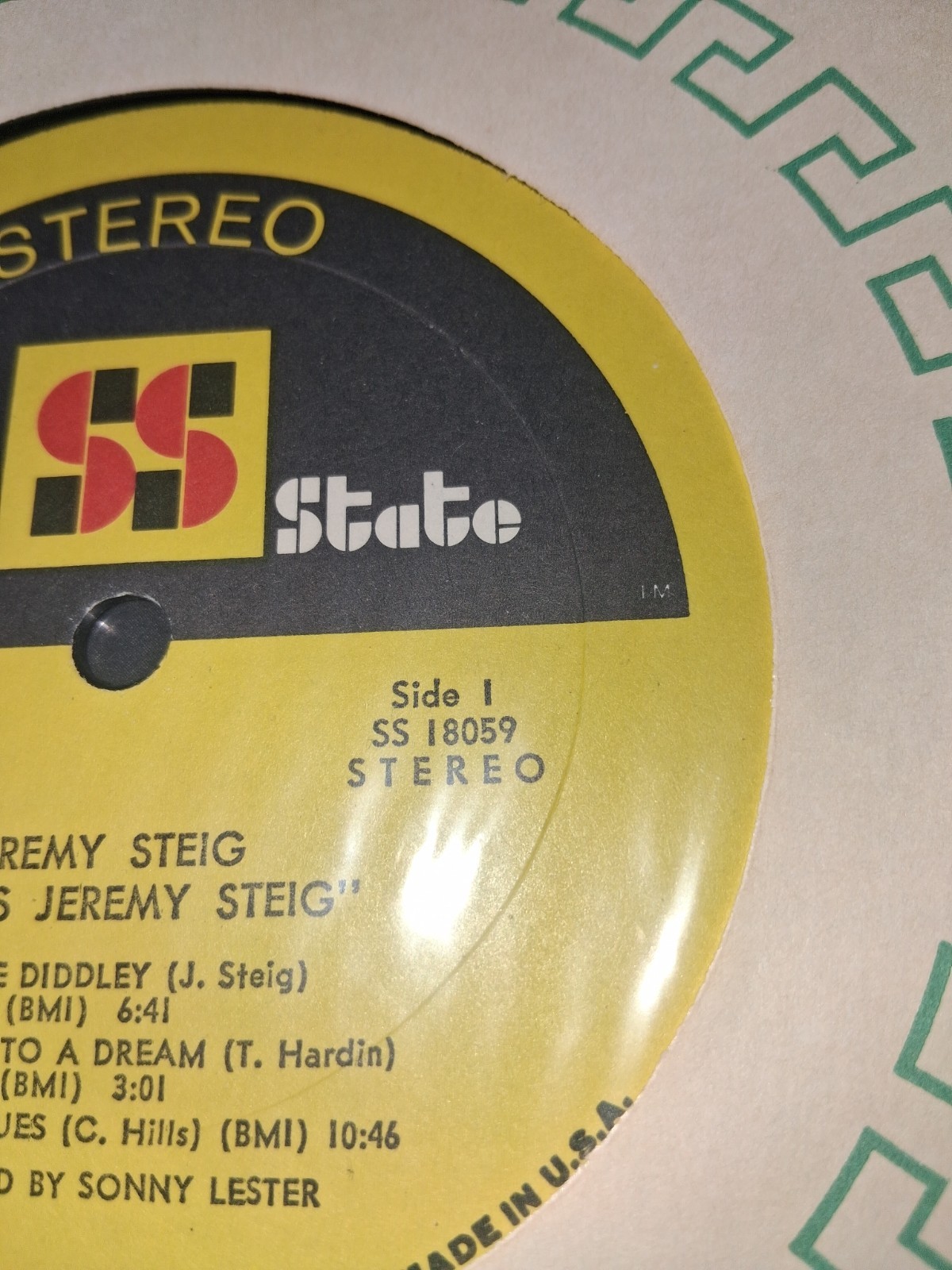 This Is Jeremy Steig 1969 LP Solid State Records Gatefold Vinyl SS 18059 Psych