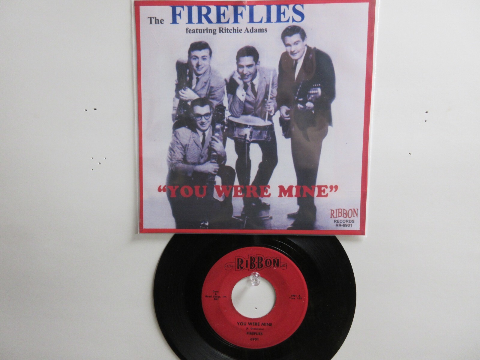 💥’ THE FIREFLIES ‘ HIT 45 +PICTURE [You Were Mine] 1959 !