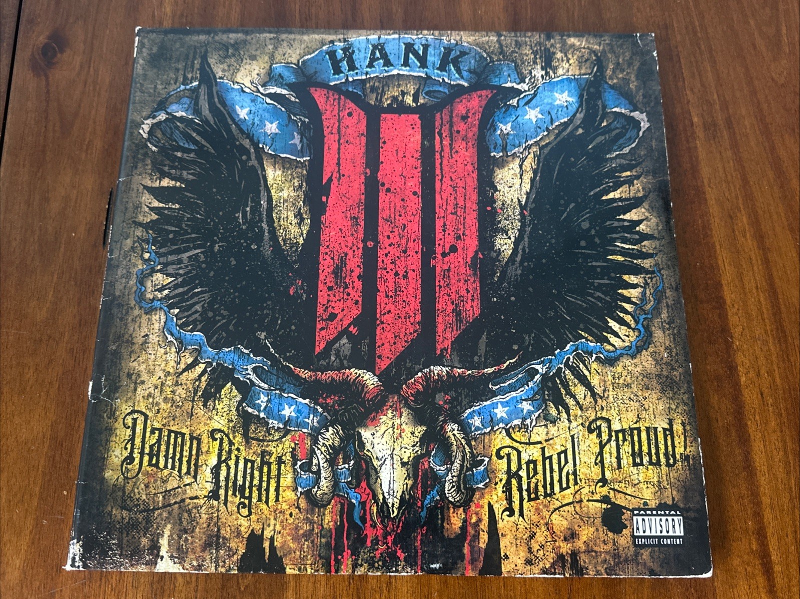 Damn Right, Rebel Proud [PA] [LP] by Hank III Williams (2 Vinyl, CD 2008,)