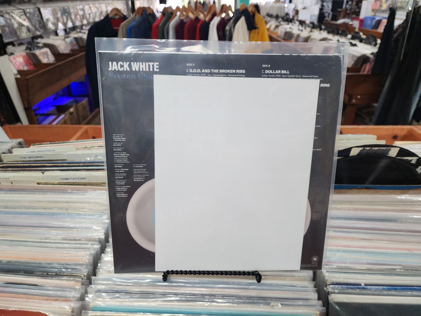 Jack White – Frozen Charlotte – Solid Blue Color Vinyl Record