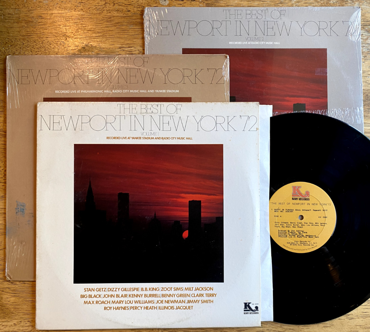 SEALED 3 LP JAZZ SET NEWPORT IN NEW YORK ’72 LIVE RADIO CITY