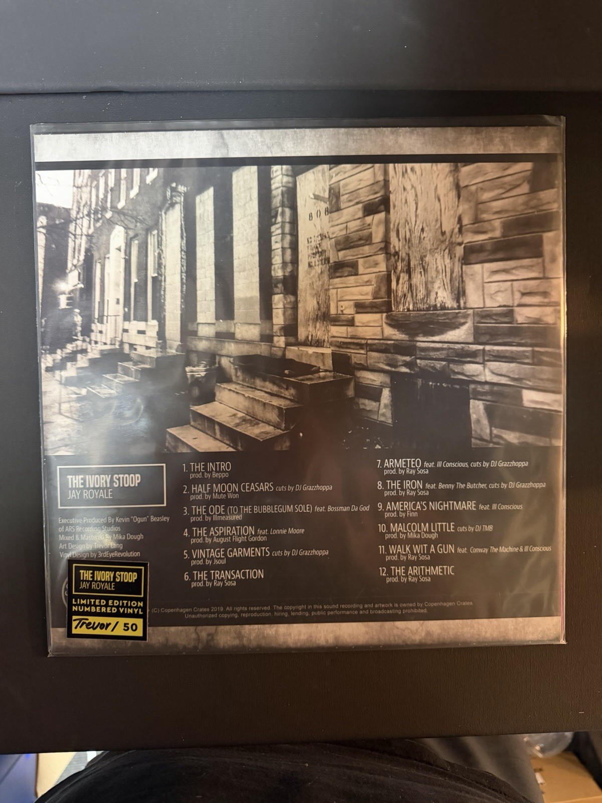 Jay Royale The Ivory Stoop RARE ARTIST PROMO Vinyl Record Copenhagen Crates