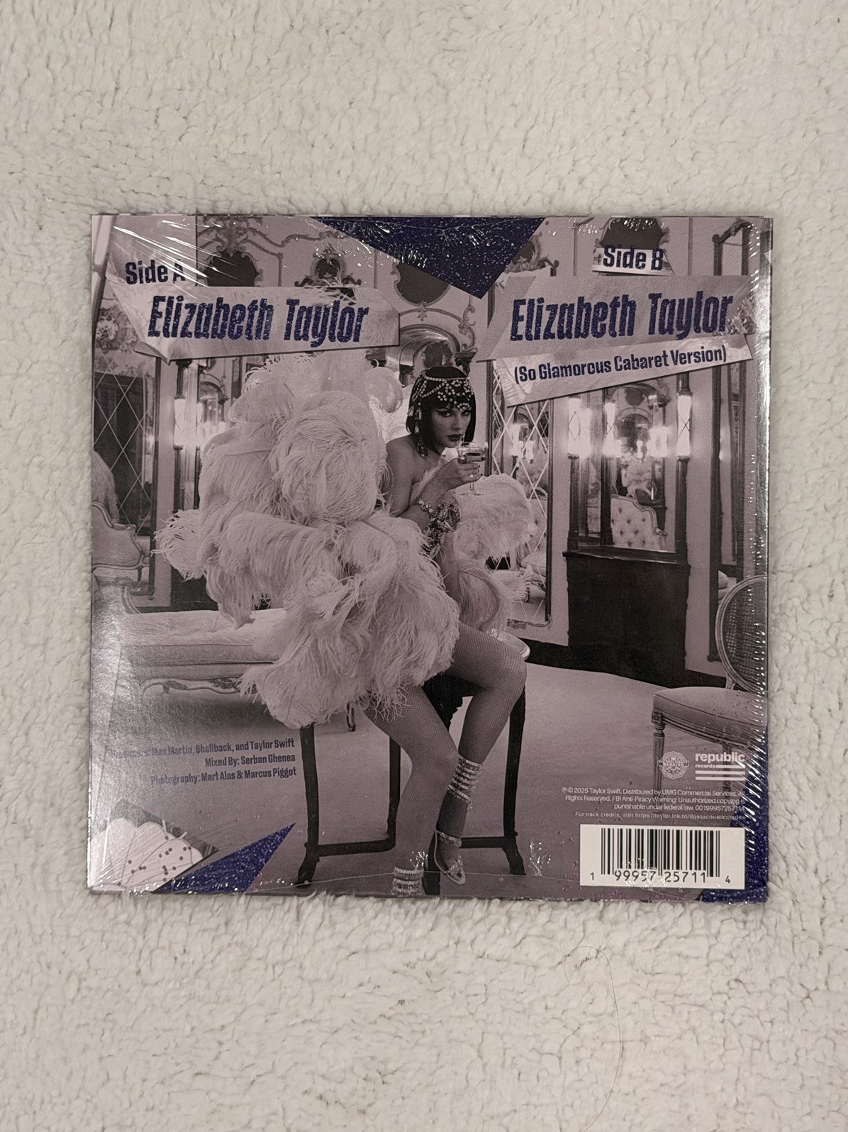 Swift, Taylor – Elizabeth Taylor (Violet Glitter Coloured 7″ Vinyl) RSD 2026