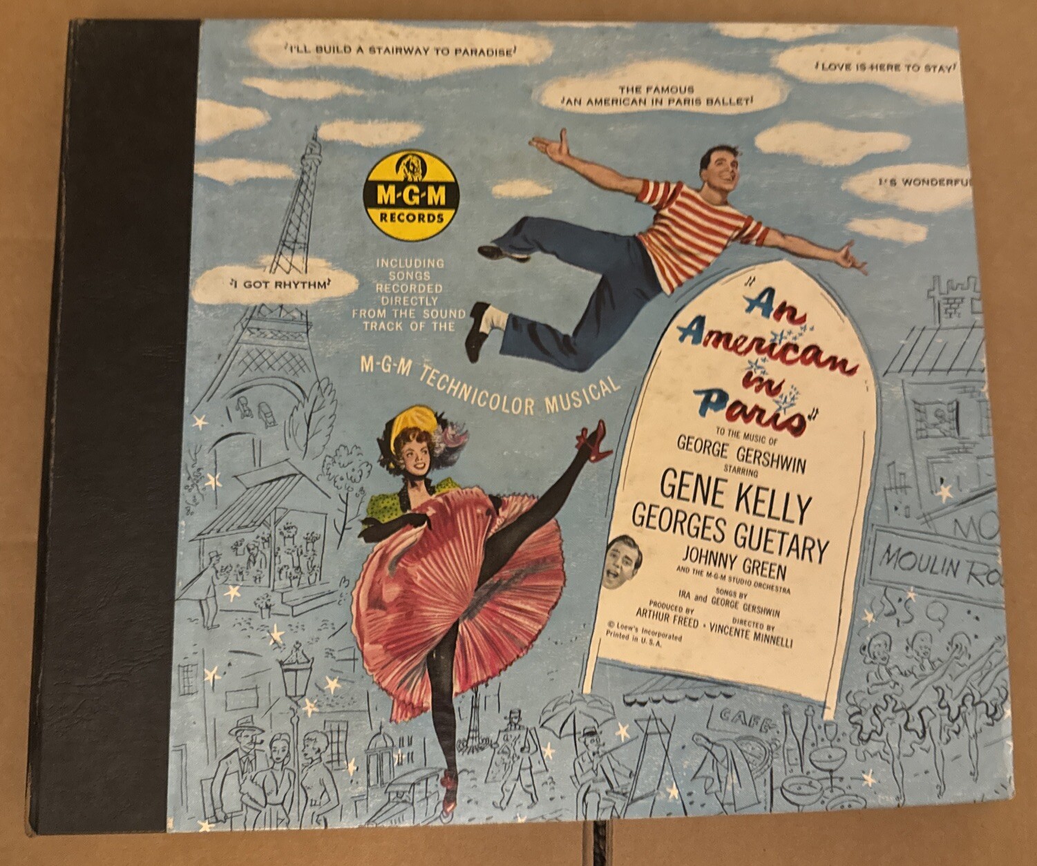 MGM 4×78 RPM set AN AMERICAN IN PARIS – Gene Kelly Johnny Green 93 V+