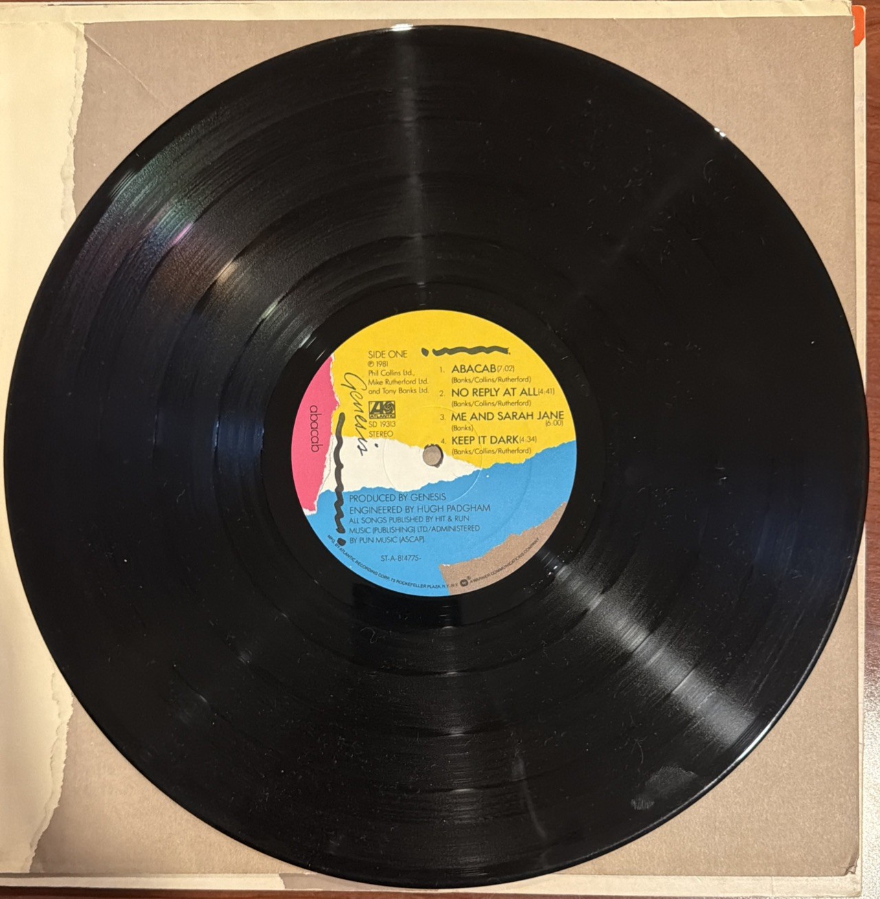 Genesis – Abacab – 1981 Atlantic Vinyl LP – ATL-19313