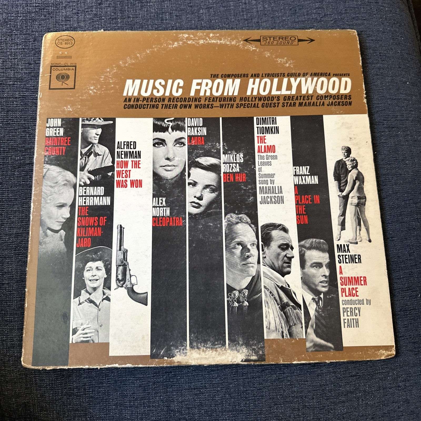 Columbia Music From Hollywood LP Vinyl Record Stereo 360 Sound Film Scores