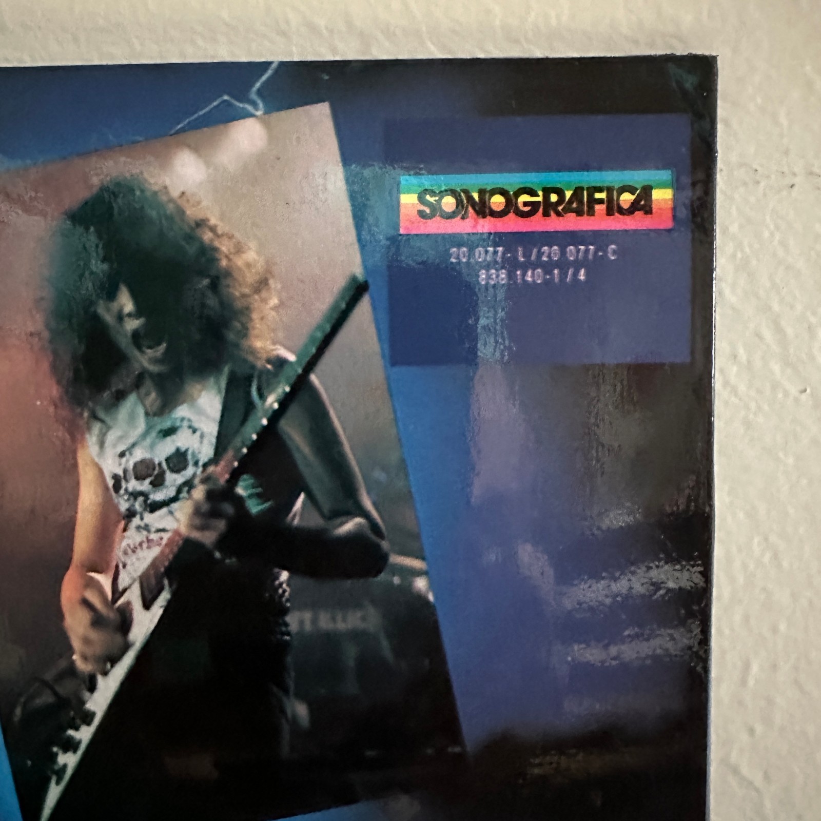 Metallica Ride The Lightning LP Venezuela 1991 Vertigo Sonografica NM/NM