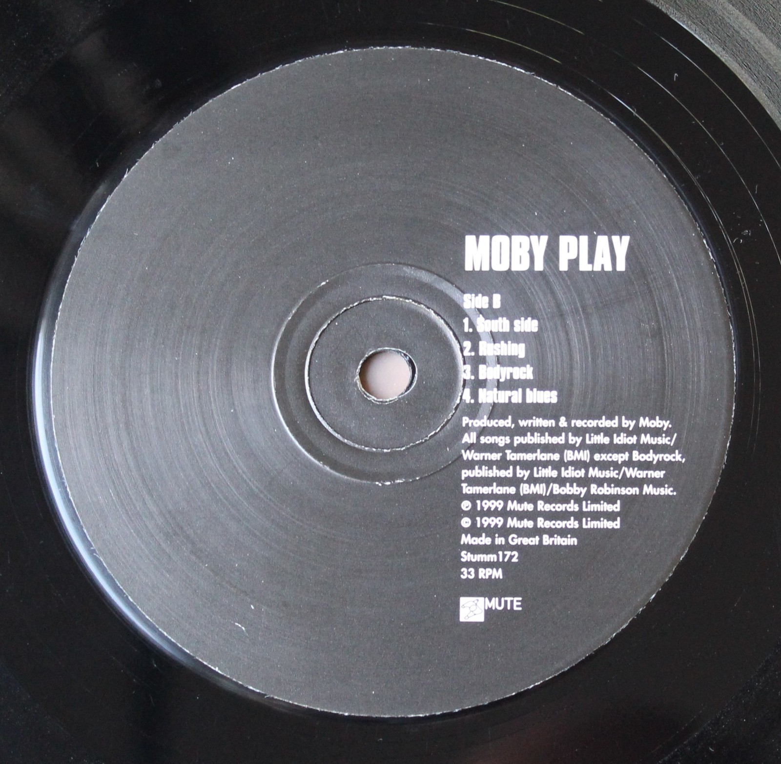 MOBY PLAY 1ST UK PRESSING VINYL LP 1999 MUTE STUMM172 EX