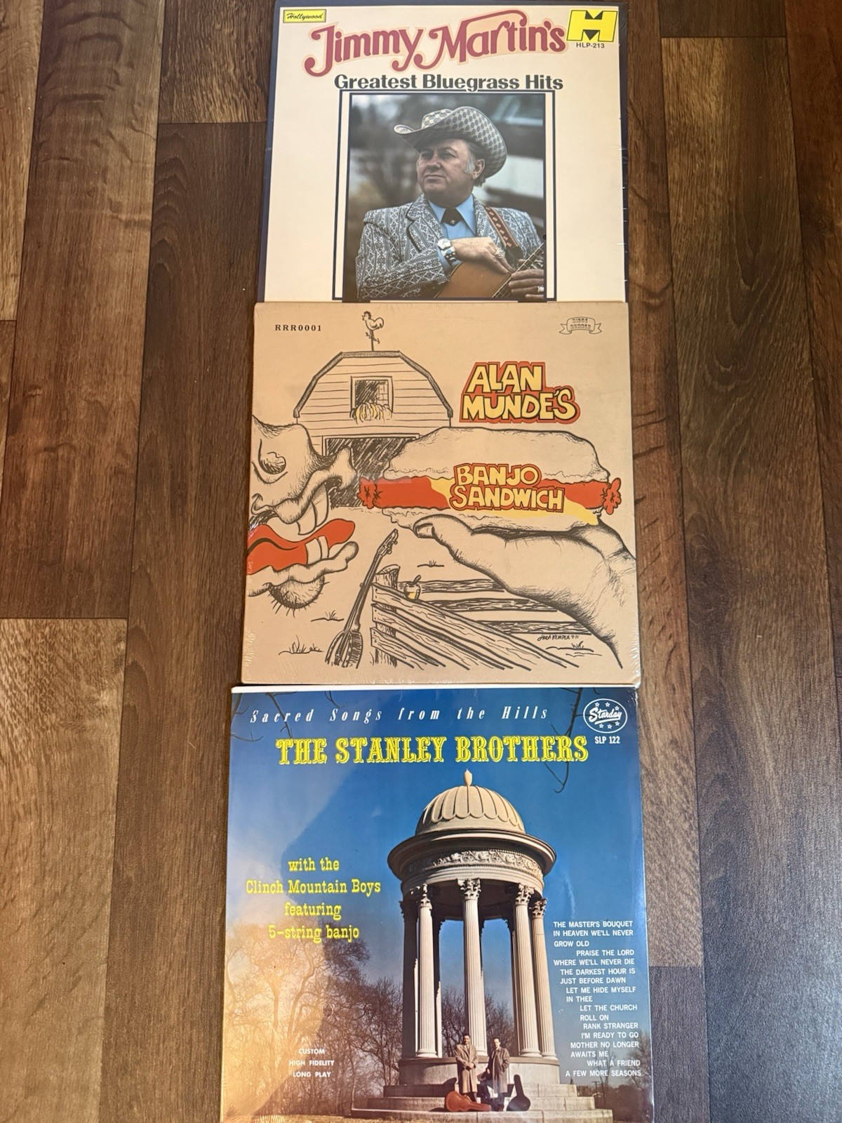 Stanley Bros/ Jimmy Martin/ Alan Munde Vinyl Lot