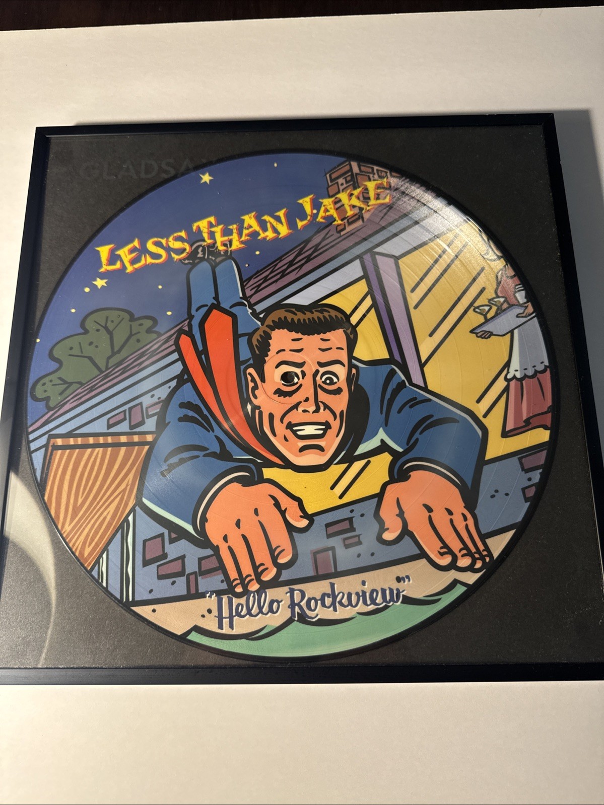 Less Than Jake – Hello Rockview Picture Disc LP Vinyl Drive Thru Records 12″