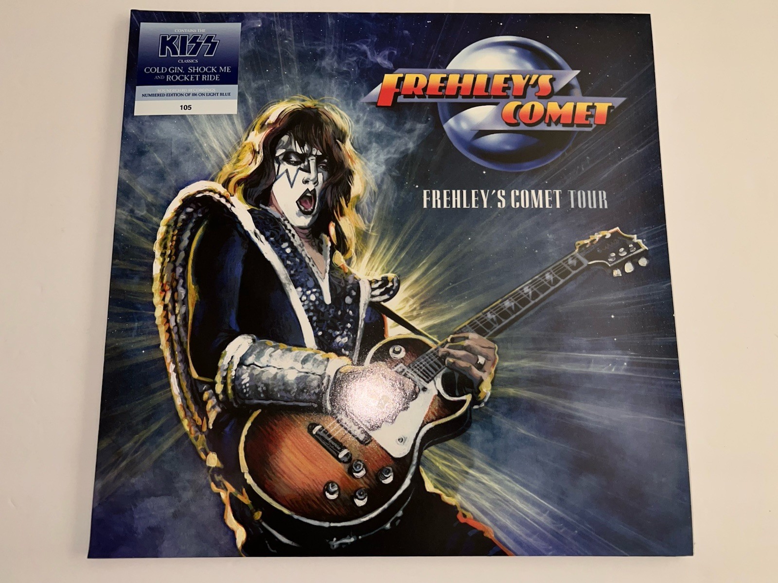 KISS ACE FREHLEY FREHLEYS COMET TOUR DOUBLE BLUE LP GATEFOLD COVER NEW UNSEALED