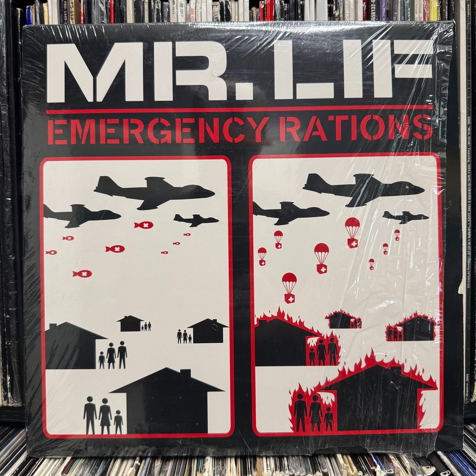 MR. LIF – EMERGENCY RATIONS (VINYL EP) 2002!! RARE!!! AKROBATIK + EL-P + EDAN