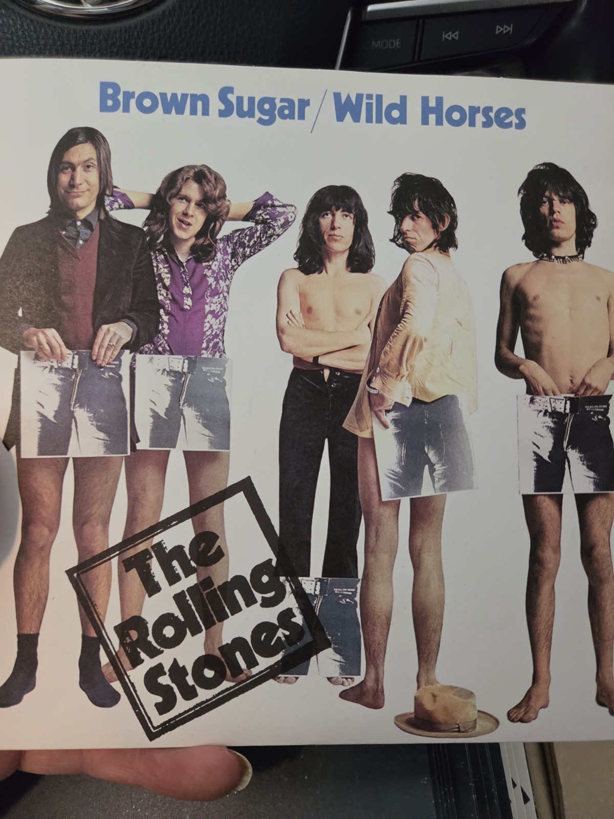 The Rolling Stones – Brown Sugar / Wild Horses 7-inch vinyl single. 45rpm