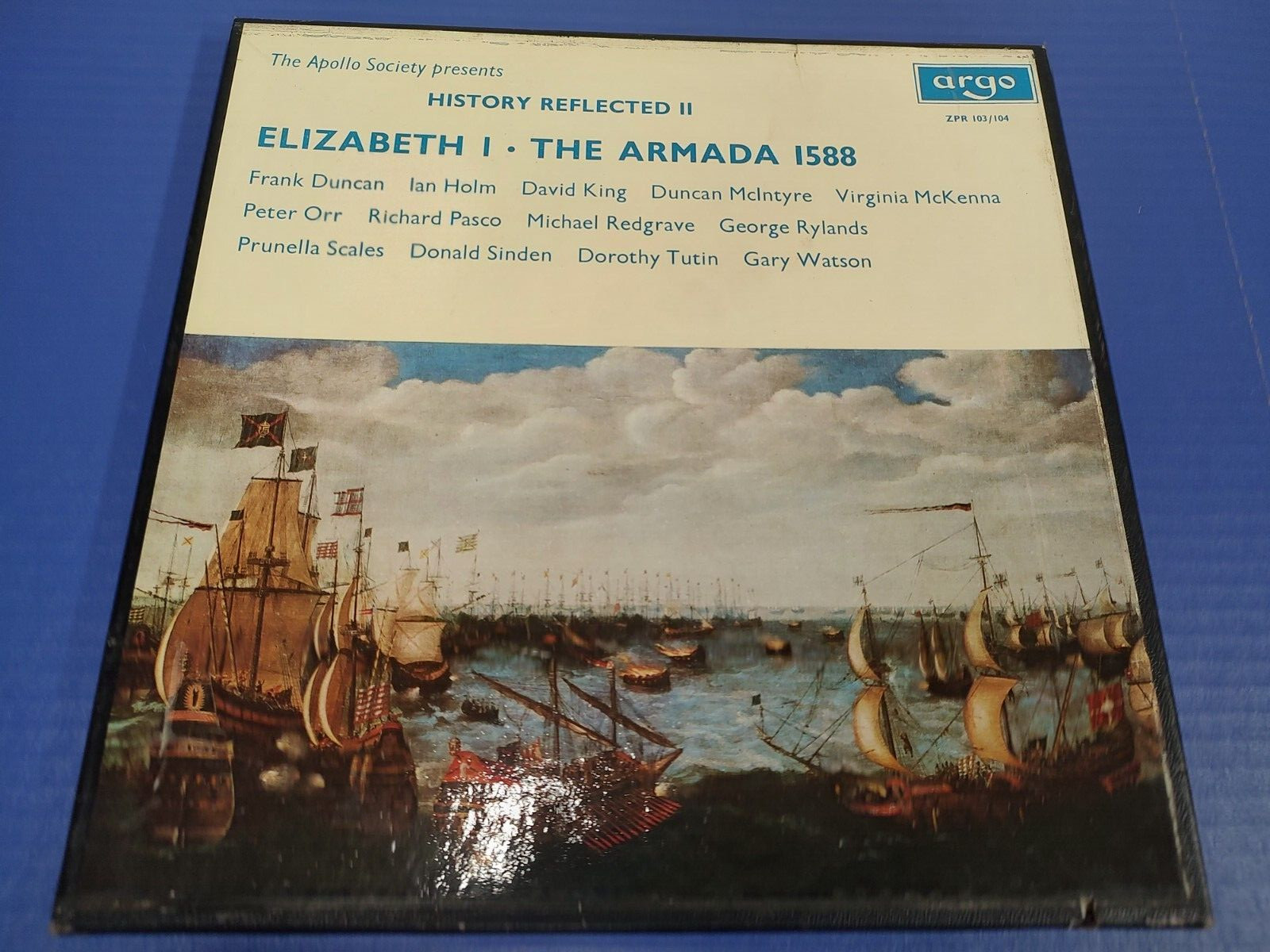 Elizabeth I – The Armada 1588 – The Apollo Society – 1969 2 LP BOX SET Argo VG+