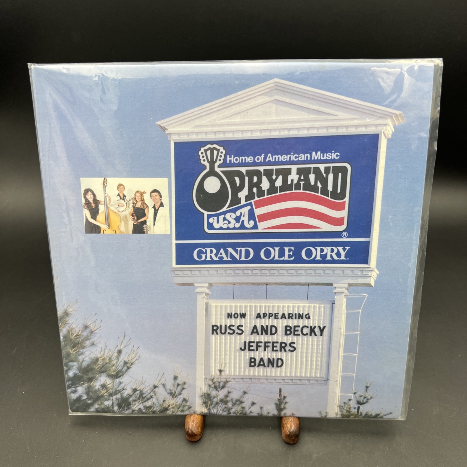 Russ & Becky Jeffers Band Opryland USA LA-1002 SIGNED Kathy Kuhn, Becky Jeffers