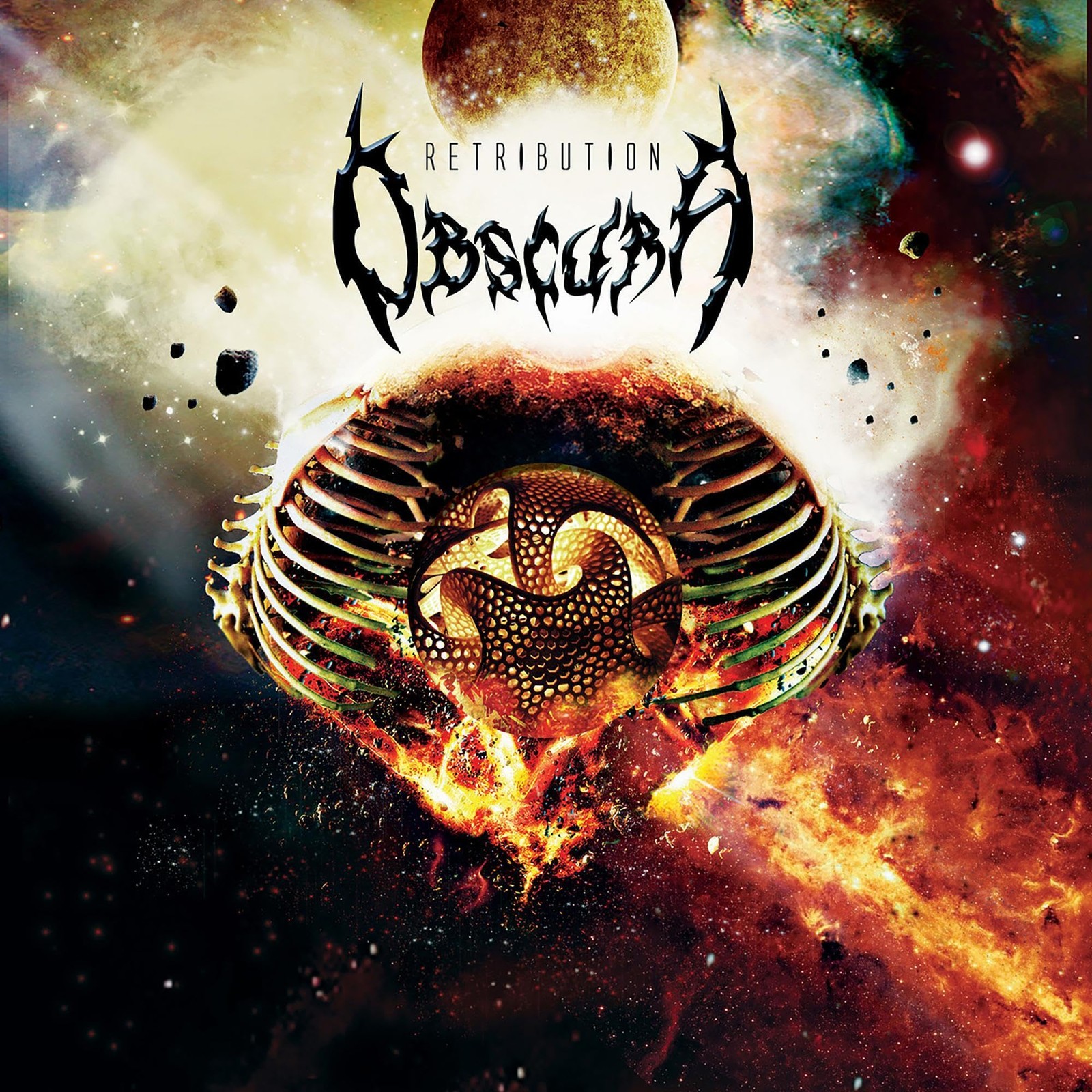 OBSCURA RETRIBUTION (BONE WHITE, RED & OLIVE GREEN MERGE W/ BONE WHITE, RED & ..
