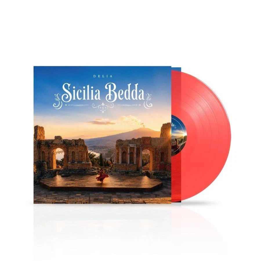 DELIA – SICILIA BEDDA – LP VINILE ROSSO NUOVO SIGILLATO SEALED