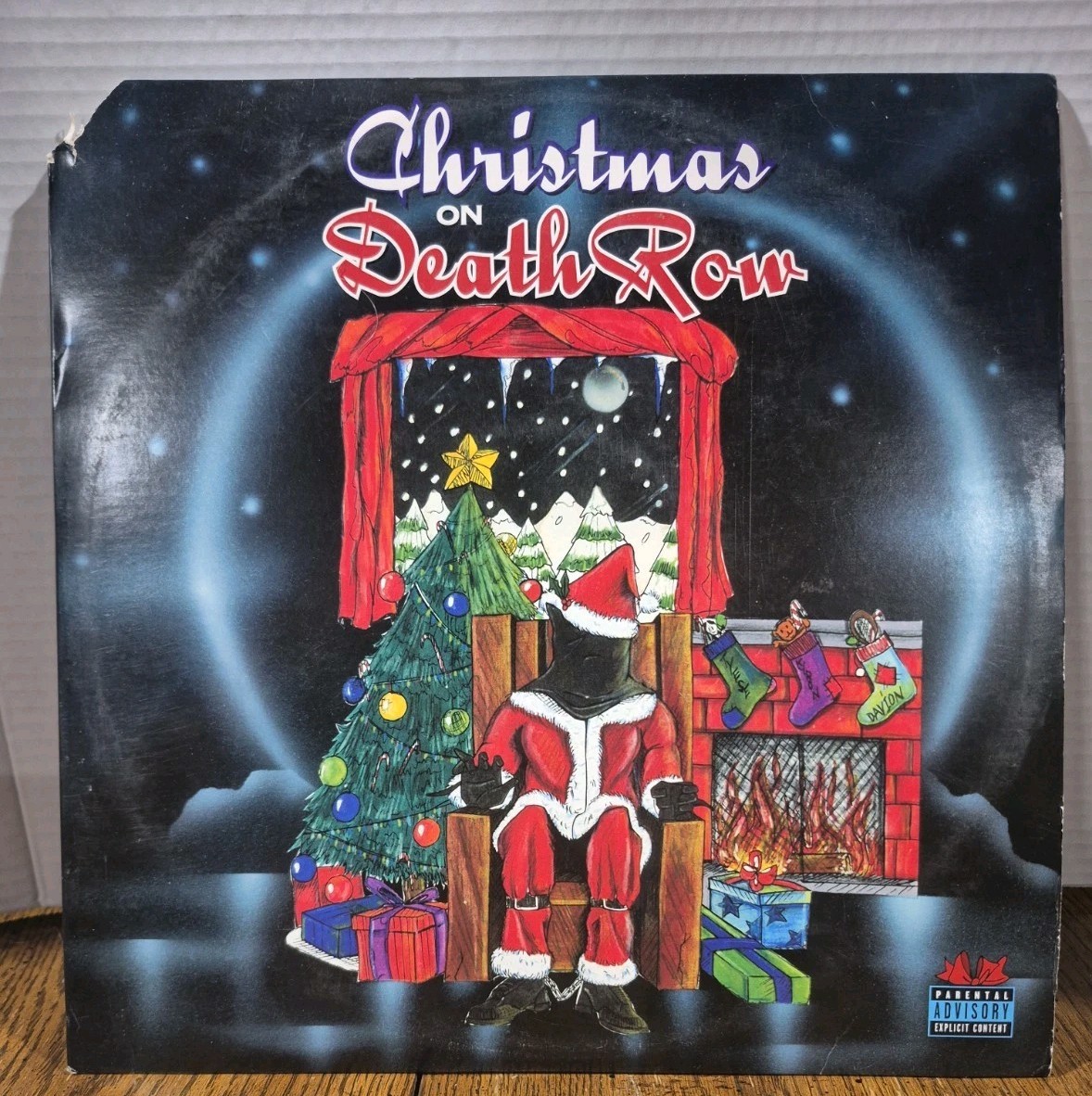 Christmas On Death Row LP Vinyl 1996 OG Snoop Dogg Nate Dogg Pound Record.