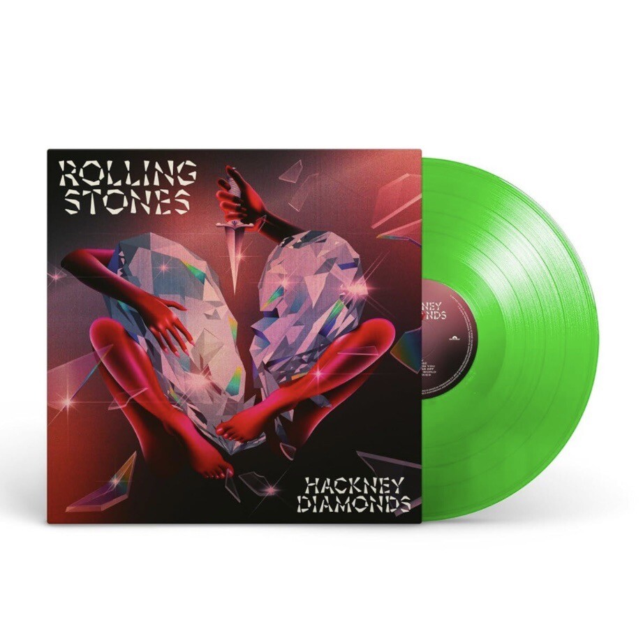 Rolling Stones Hackney Diamonds Green Vinyl Exclusive Cover – Rare Edition