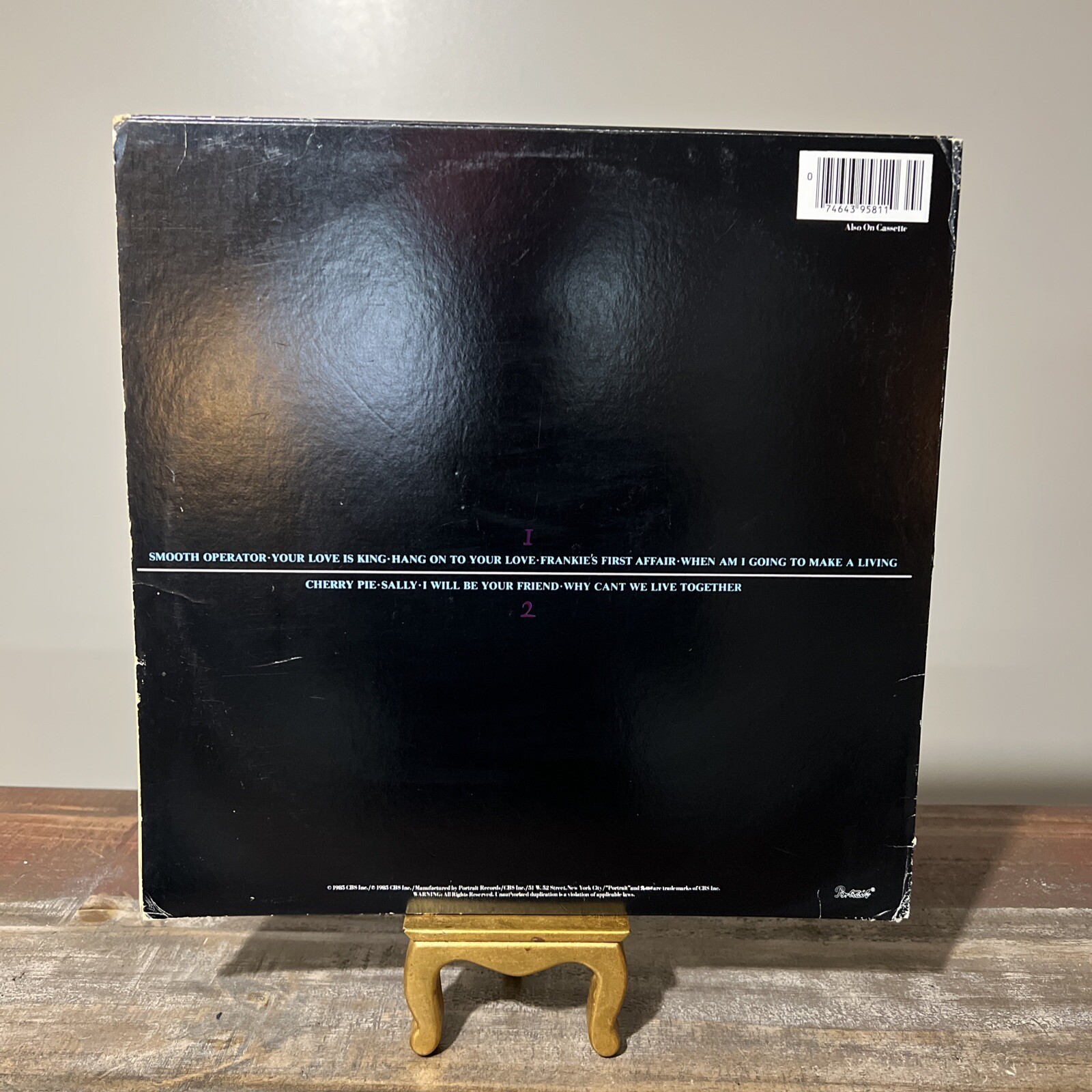 Sade Diamond Life Vinyl 1984 Carrollton First Pressing EX🦄🦄