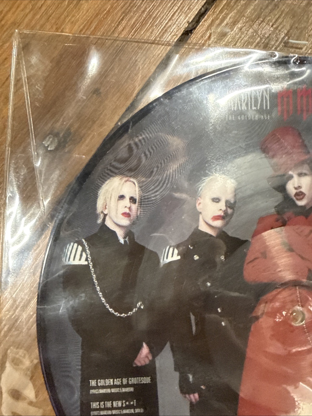 Marilyn Manson “THIS IS THE NEW S**T” 10″ Ltd Picture Disc Vinyl 2003 VG Cnd