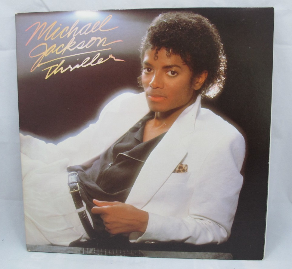 Michael Jackson Thriller Vinyl LP 1982 Epic QE 38112 EX/VG+ Vintage Gatefold 80s