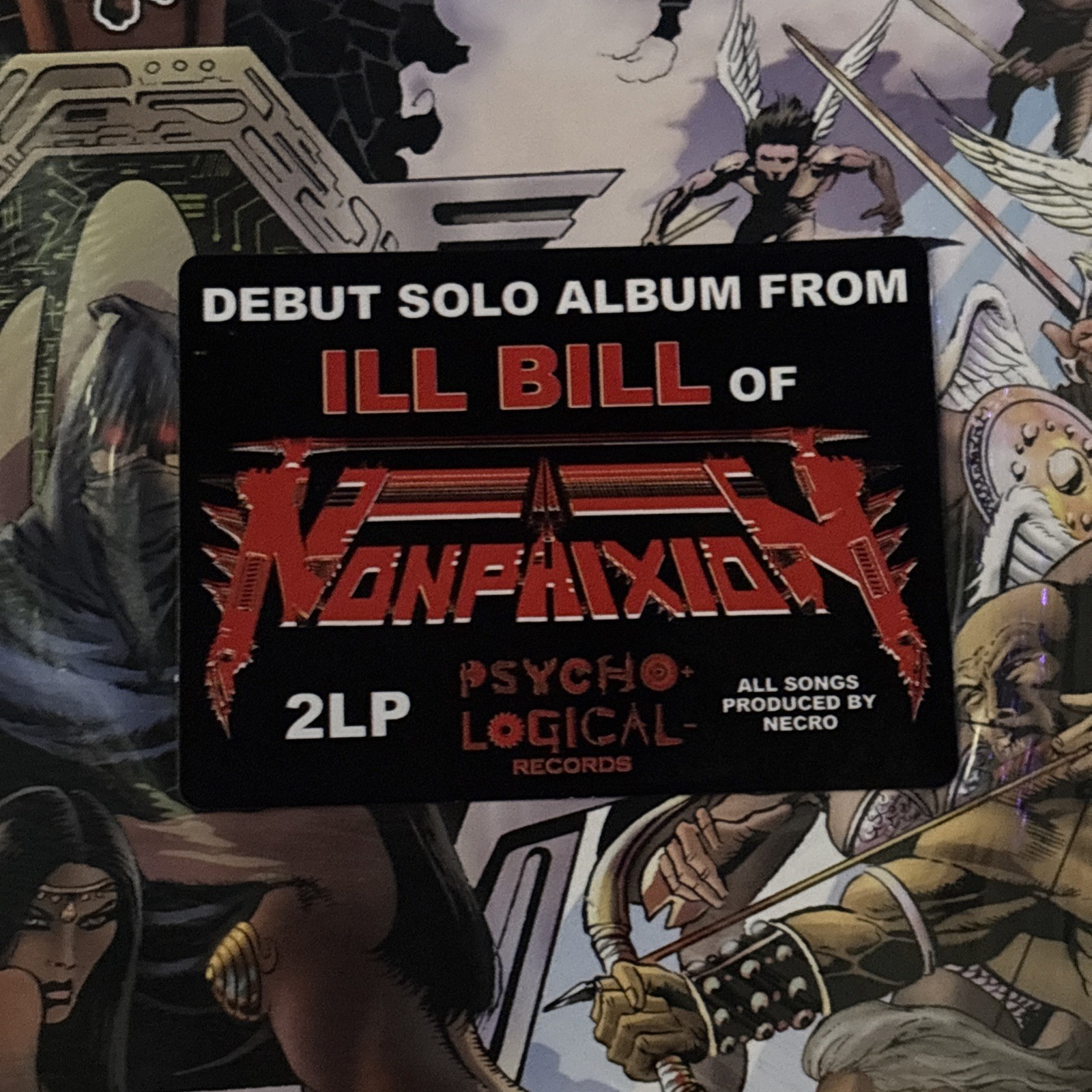 ILL BILL – WHAT’S WRONG WITH BILL? (VINYL 2LP) 2004 RARE!! NECRO + NON PHIXION