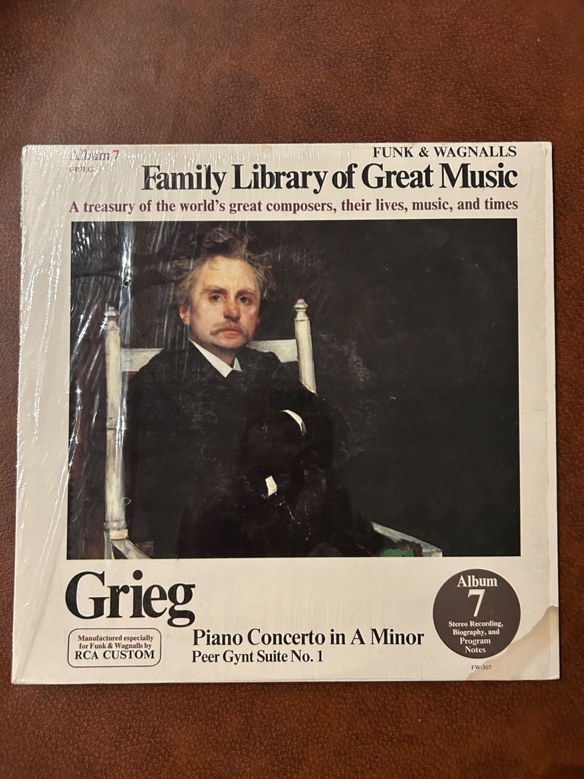 Piano Concerto In A Minor – Peer Gynt Suite No. 1 Vienna Phil FW-307 Vinyl 12”