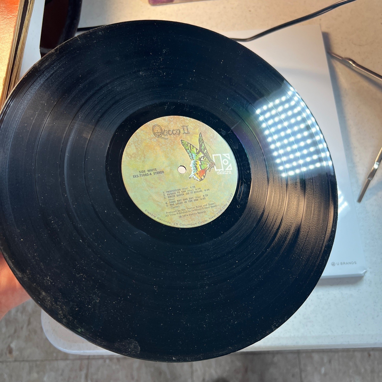 Queen – Queen II LP Record 1974 Elektra Rock 33 RPM US Press