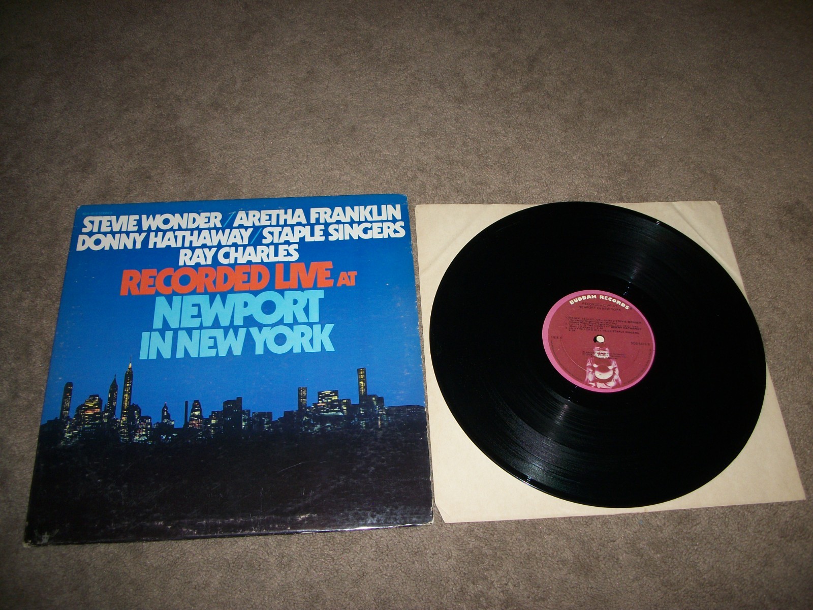 Various~Recorded Live At Newport In New York~BUDDAH #BDS 5616~Soul~Funk~Jazz EX