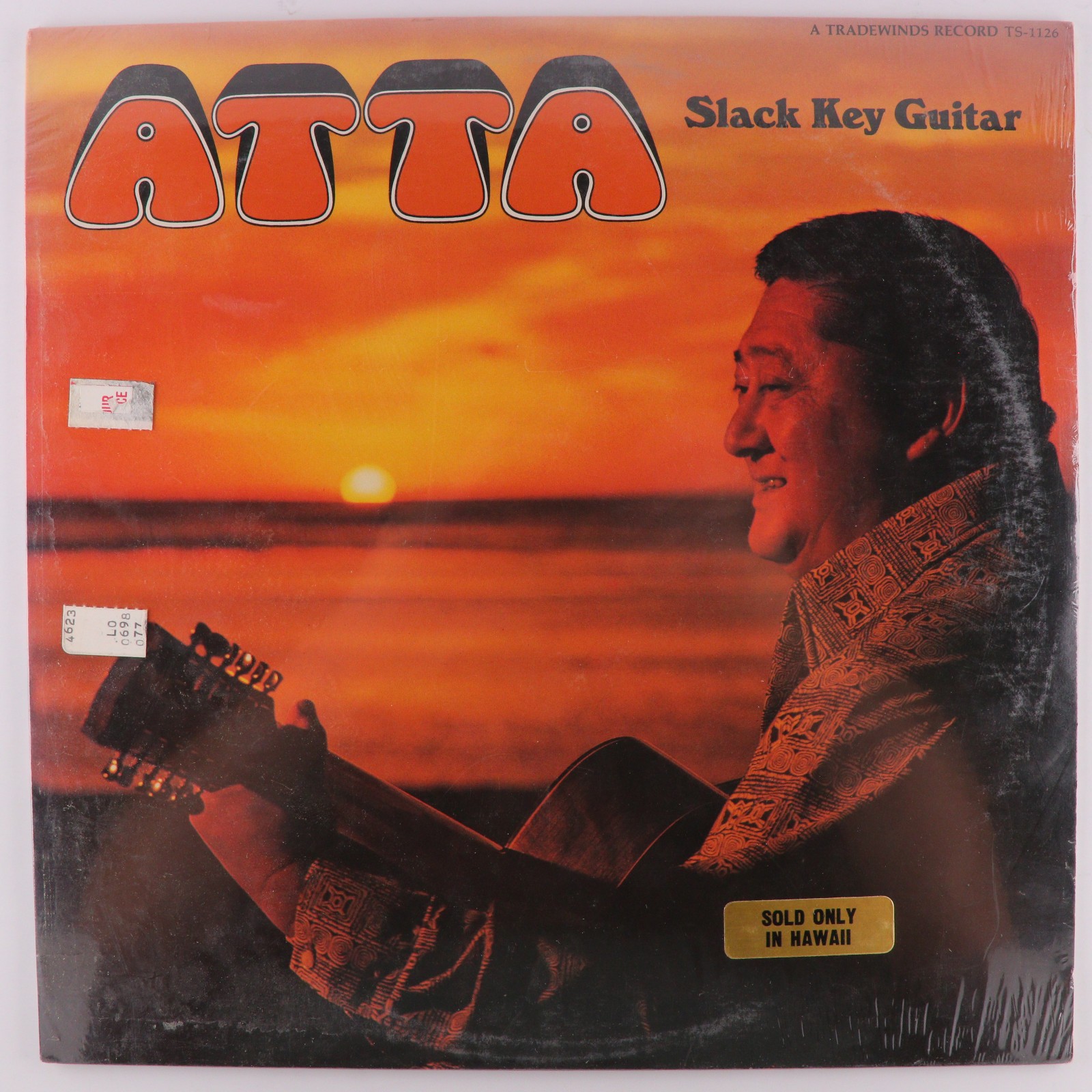 Atta Isaacs Slack Key Guitar Hawaiian 12″ LP Record Tradewind TS-1126 SEALED