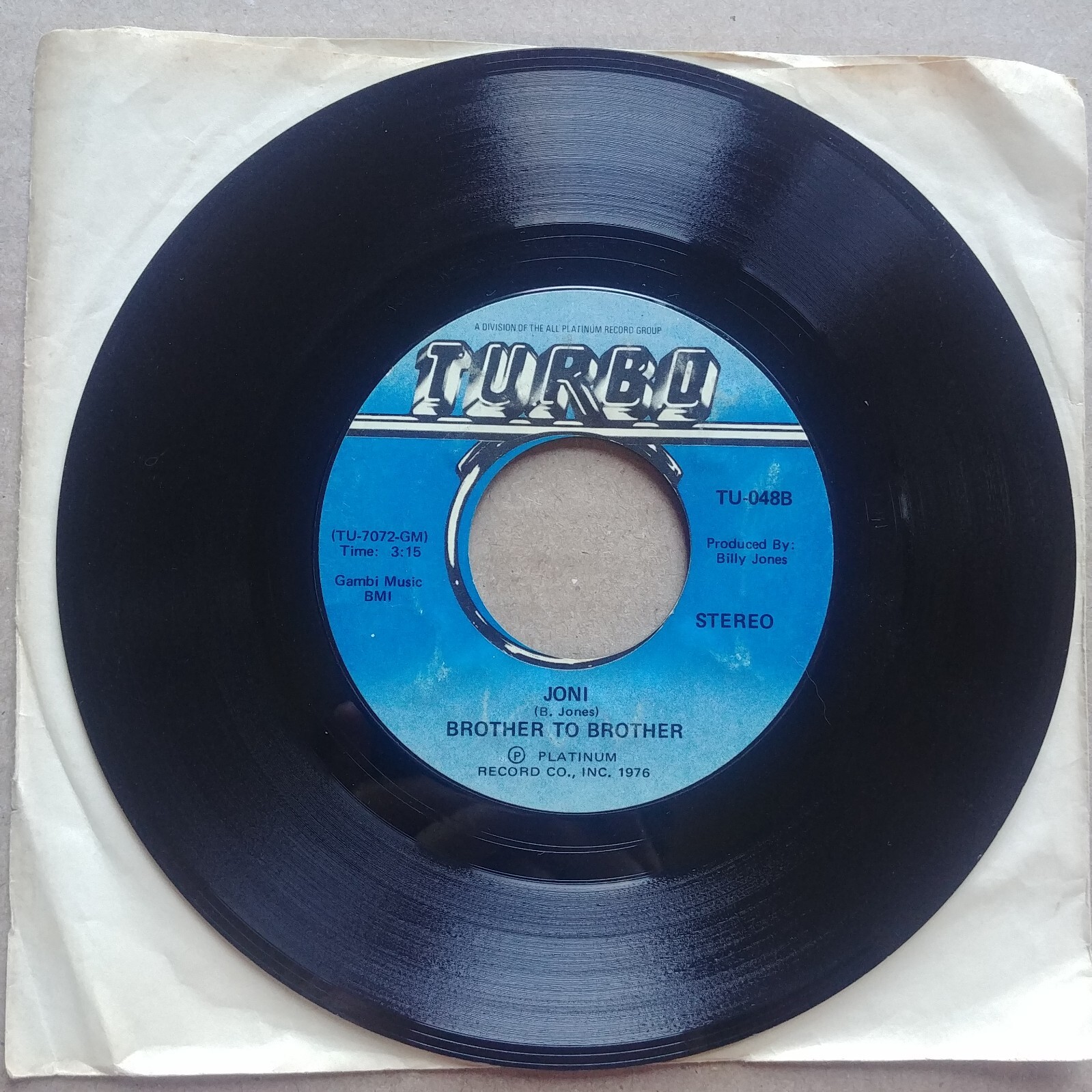 BROTHER TO BROTHER Chance With You 45 7″ FUNK JAZZ SOUL Record Vinyl Records